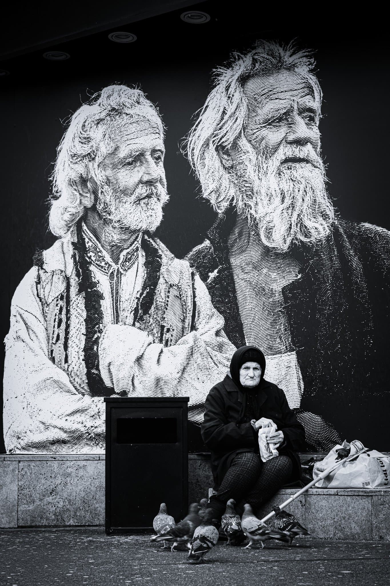 The symmetry of existence; climbing the peak of autonomy only to return to the valley of need.